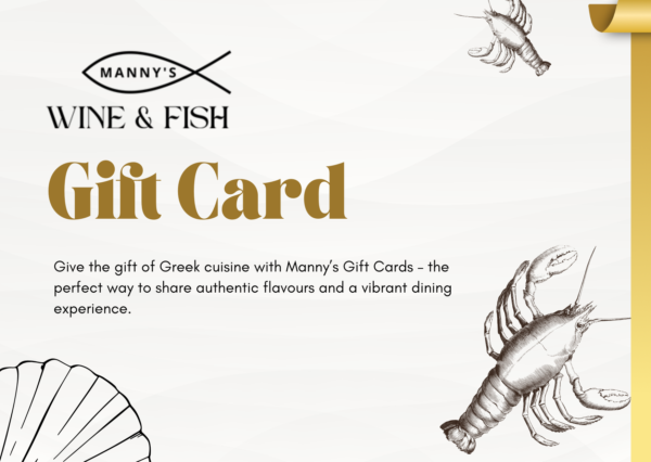 Manny's Wine & Fish Gift Cards